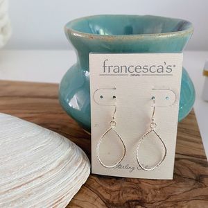 NWT sterling silver modern earrings